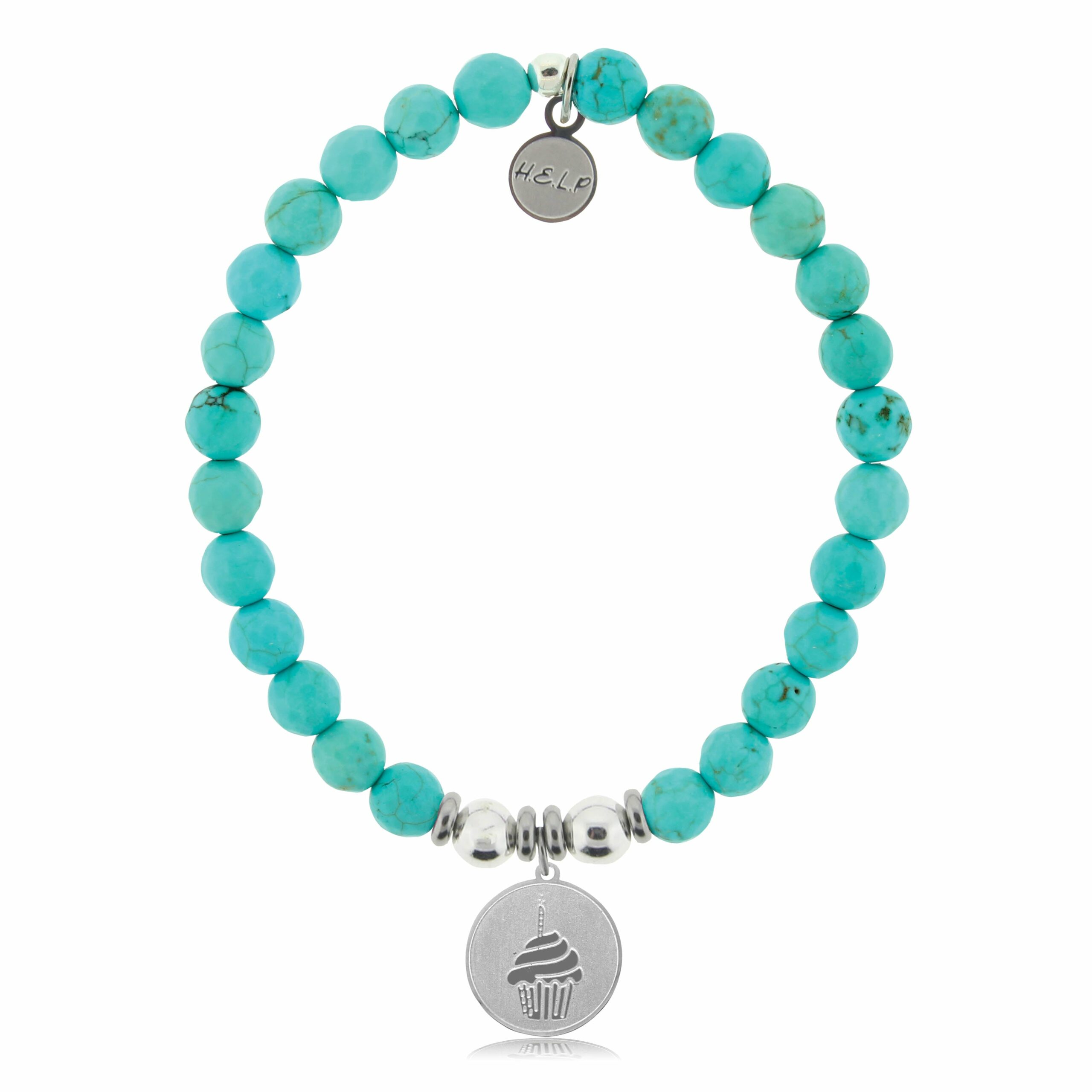 Celebration Charm with Turquoise Charity Bracelet