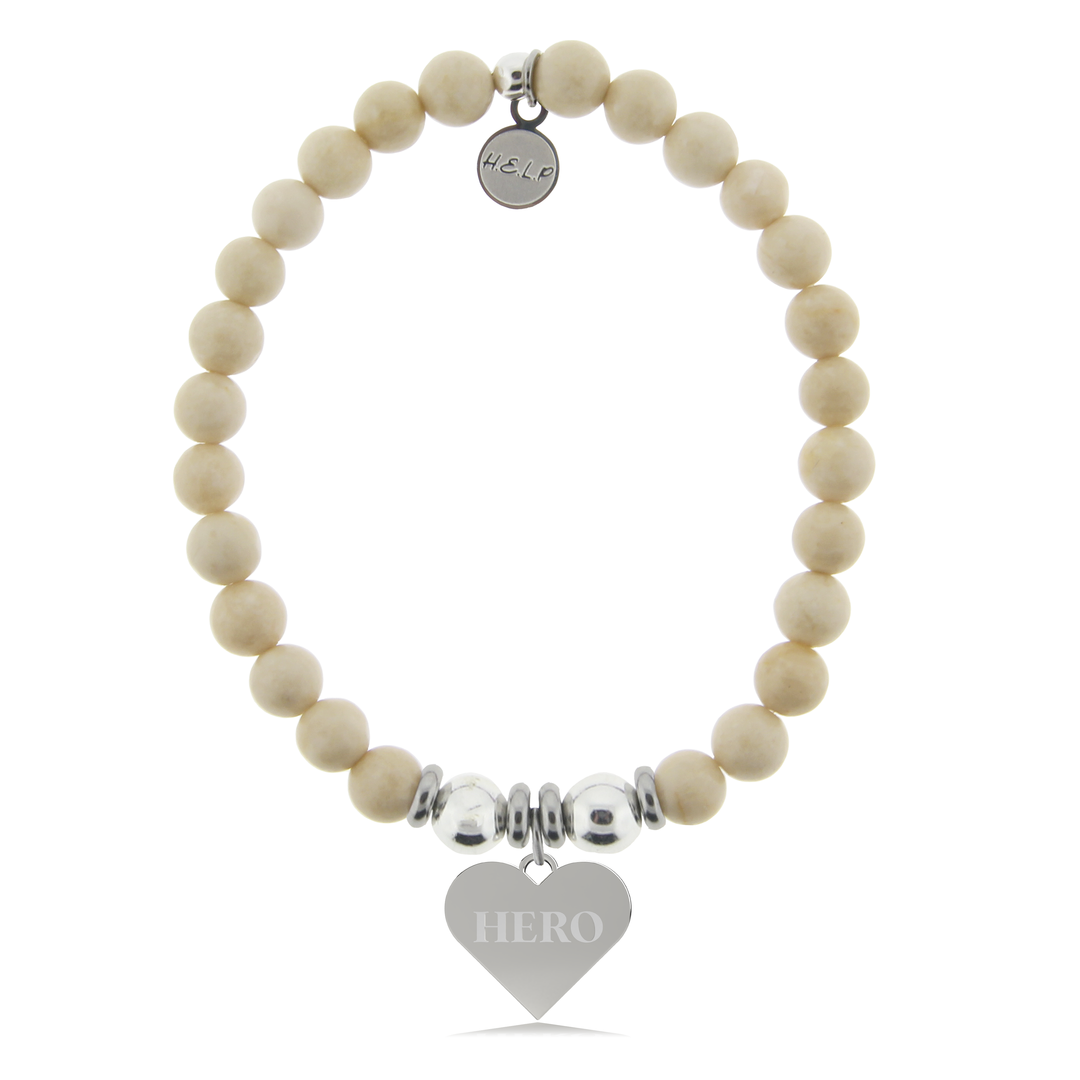 Hero Charm with Riverstone Charity Bracelet