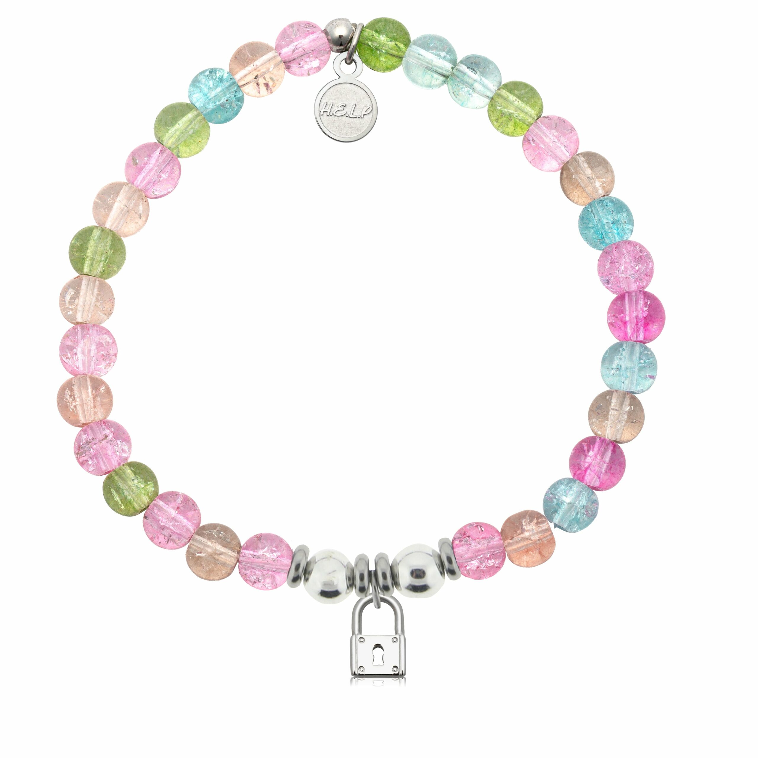 Unbreakable Charm with Kaleidoscope Crystal Charity Bracelet